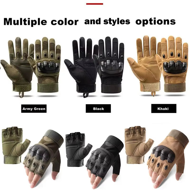 Men'S and Women'S Outdoor Mountaineering Hiking Wear-Resistant Gloves Cycling Fitness Protective Gloves