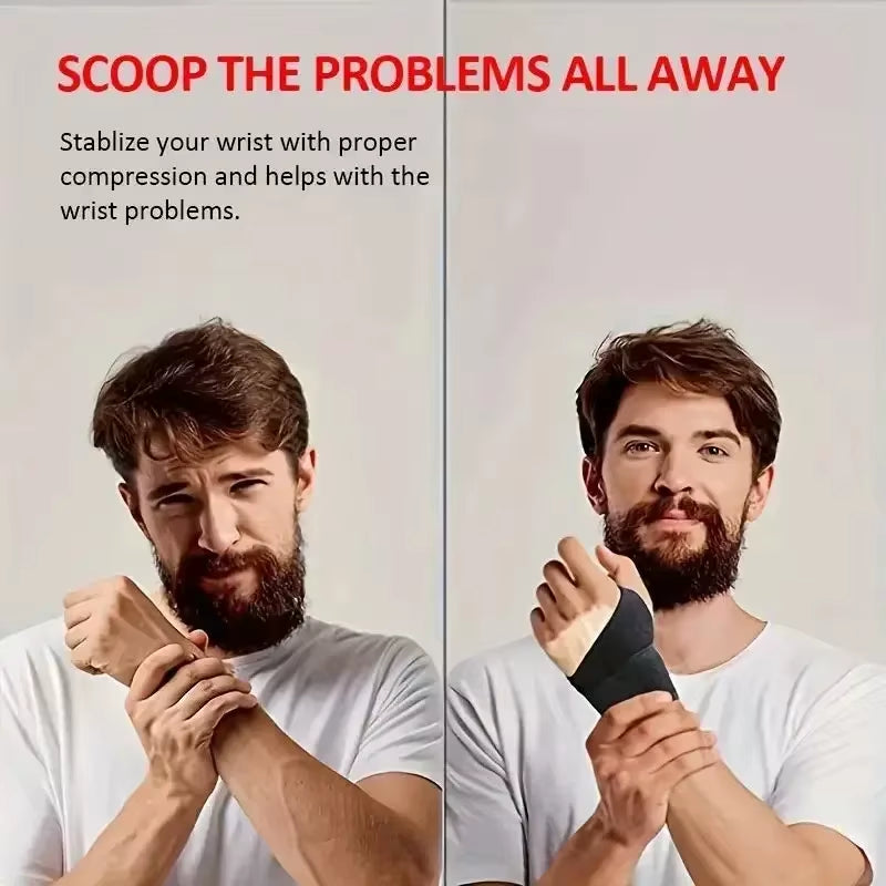 1PC Adjustable Wrist Brace Support Wrap Strap Hand Carpal Tunnel Brace Fitness Suitable Both Right Left Hand
