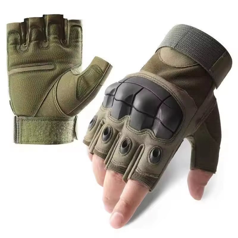 Men'S and Women'S Outdoor Mountaineering Hiking Wear-Resistant Gloves Cycling Fitness Protective Gloves