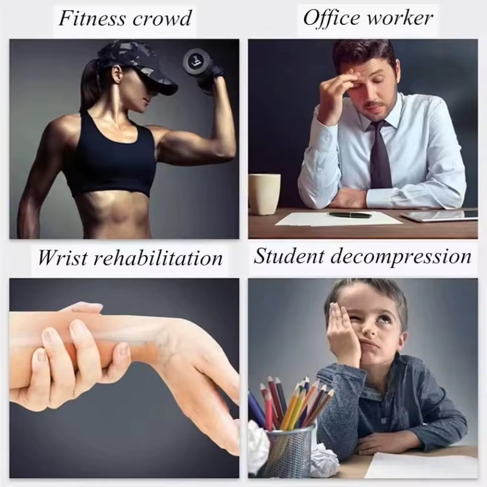 Power Gyro Ball Wrist and Forearm Strengthener Exercise Device Muscle Training Equipment for Fitness and Wellness